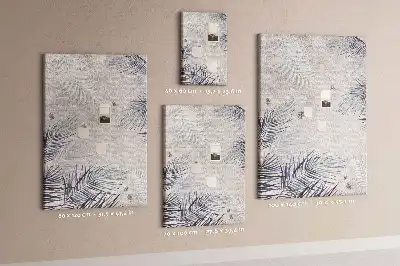 Tableau affichage liège Feuilles de palmier