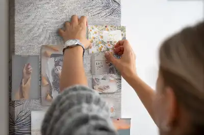 Tableau affichage liège Feuilles de palmier