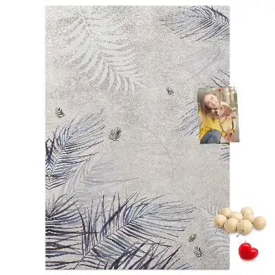 Tableau affichage liège Feuilles de palmier