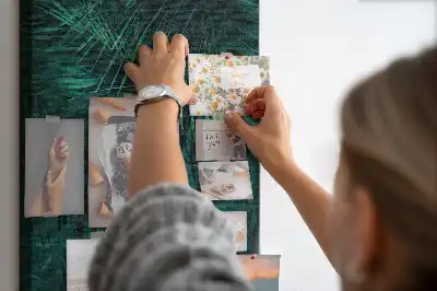 Tableau affichage liège Feuilles exotiques