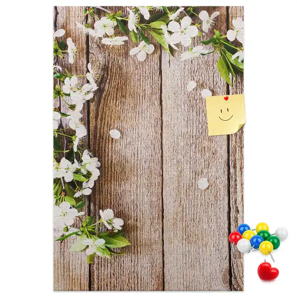 Tableau de liège décoratif Planches à motifs de marguerites