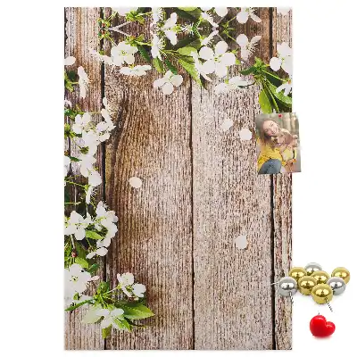 Tableau de liège décoratif Planches à motifs de marguerites