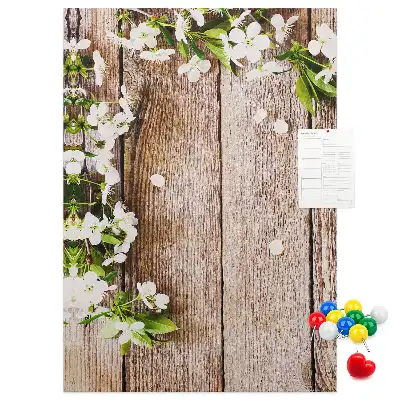 Tableau de liège décoratif Planches à motifs de marguerites
