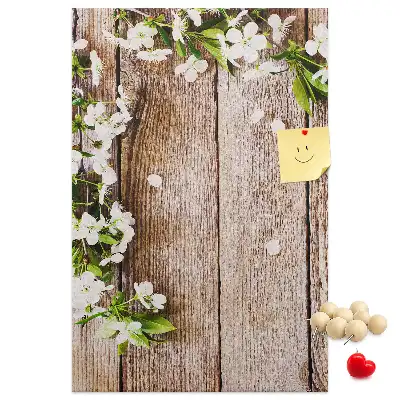 Tableau de liège décoratif Planches à motifs de marguerites
