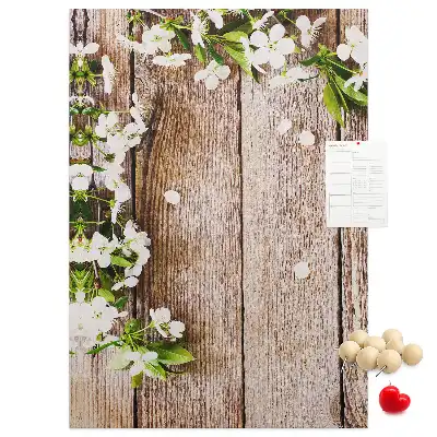 Tableau de liège décoratif Planches à motifs de marguerites