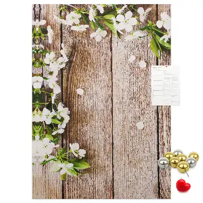 Tableau de liège décoratif Planches à motifs de marguerites