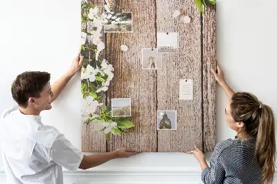 Tableau de liège décoratif Planches à motifs de marguerites