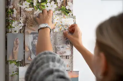 Tableau de liège décoratif Planches à motifs de marguerites