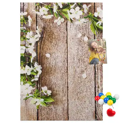 Tableau de liège décoratif Planches à motifs de marguerites