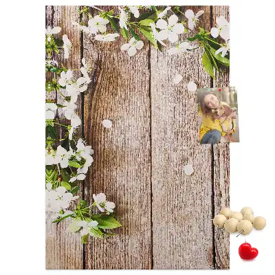 Tableau de liège décoratif Planches à motifs de marguerites