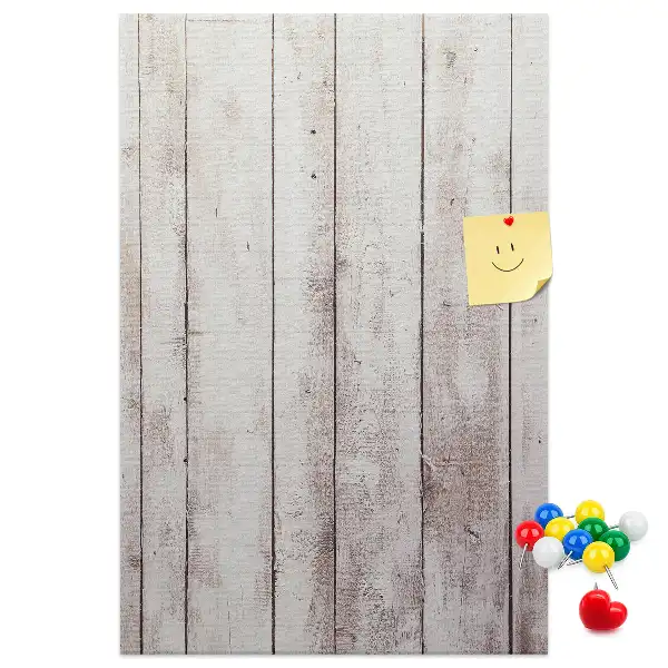 Tableau affichage liège Planches de bois