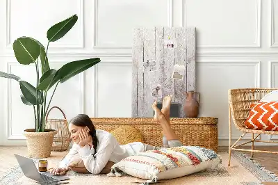 Tableau affichage liège Planches de bois