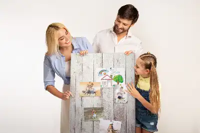 Tableau affichage liège Planches de bois