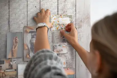 Tableau affichage liège Planches de bois