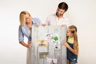 Tableau affichage liège Planches de bois