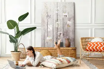 Tableau affichage liège Planches de bois