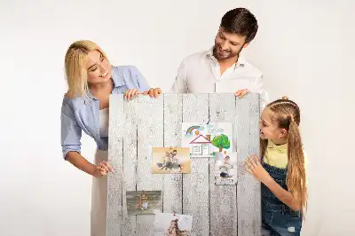 Tableau affichage liège Planches de bois