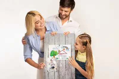 Tableau affichage liège Planches de bois