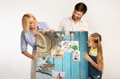 Image tableau en liège Chapeau d'été et tongs