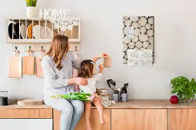 Tableau affichage liège Souches en bois