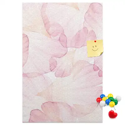 Tableau de liège décoratif motif pétales de fleurs