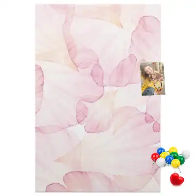 Tableau de liège décoratif Pétales de fleurs