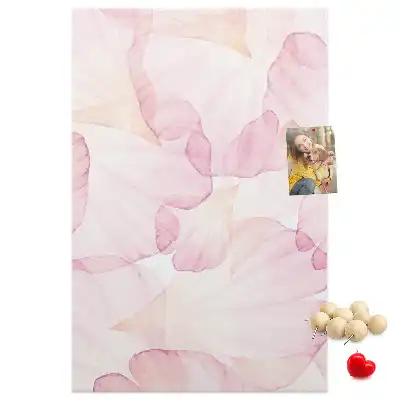 Tableau de liège décoratif Pétales de fleurs