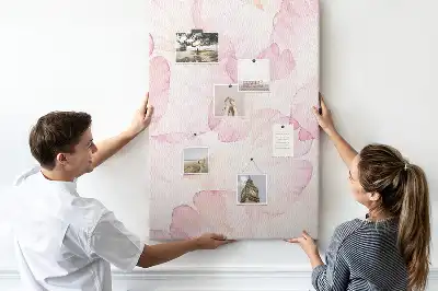 Tableau de liège décoratif Pétales de fleurs