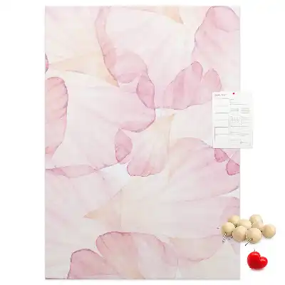 Tableau de liège décoratif Pétales de fleurs