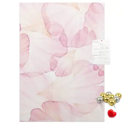 Tableau de liège décoratif Pétales de fleurs