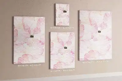 Tableau de liège décoratif Pétales de fleurs
