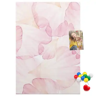 Tableau de liège décoratif Pétales de fleurs