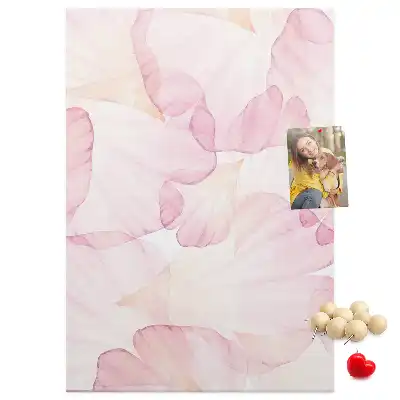 Tableau de liège décoratif Pétales de fleurs