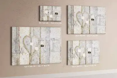Tableau en liège déco Citation romantique love
