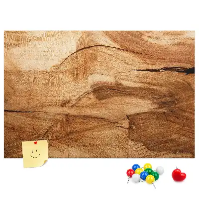 Tableau d’affichage en liège texture de bois