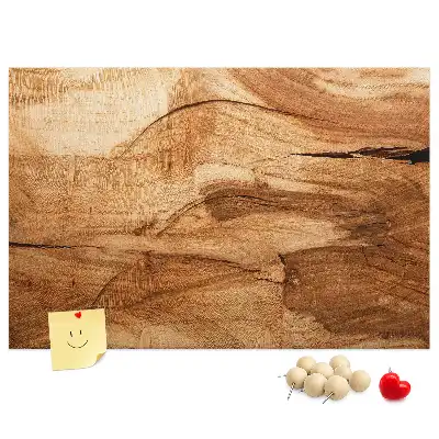 Tableau d’affichage en liège texture de bois