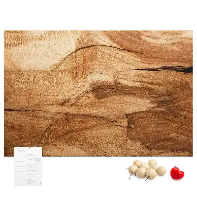 Tableau d’affichage en liège texture de bois