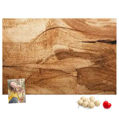 Tableau d’affichage en liège texture de bois