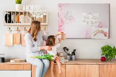 Tableau en liège déco Bouquet de plantes en fleurs