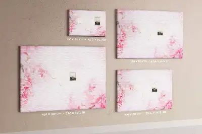 Tableau en liège déco Bouquet de plantes en fleurs