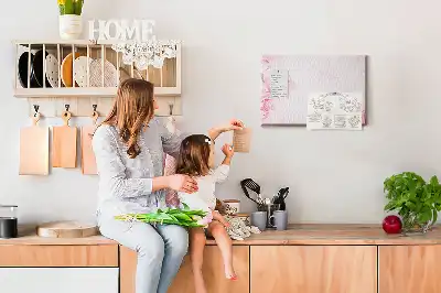 Tableau en liège déco Bouquet de plantes en fleurs