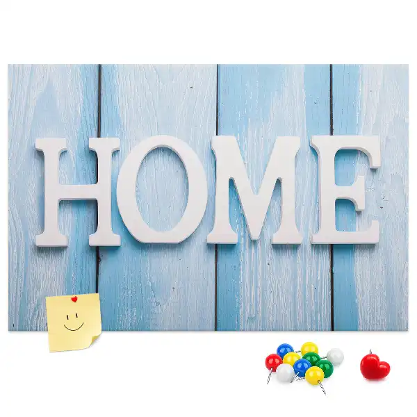 Tableau de liège Inscription "home"