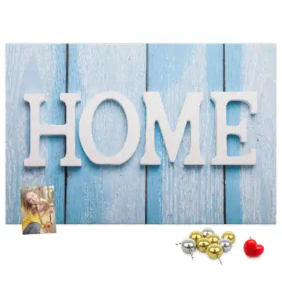Tableau de liège Inscription "home"