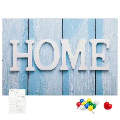 Tableau de liège Inscription "home"