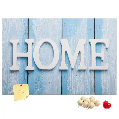 Tableau de liège Inscription "home"
