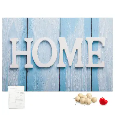 Tableau de liège Inscription "home"