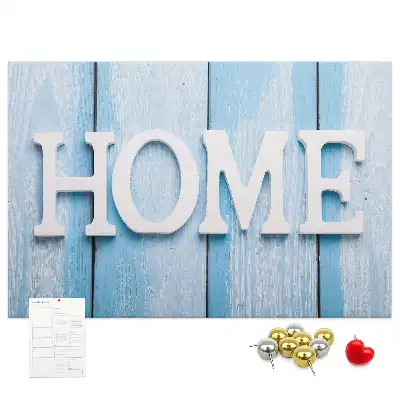 Tableau de liège Inscription "home"
