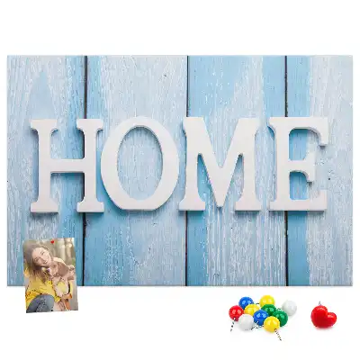 Tableau de liège Inscription "home"