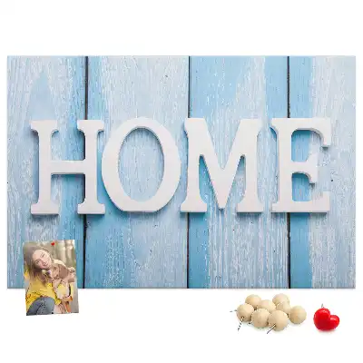Tableau de liège Inscription "home"