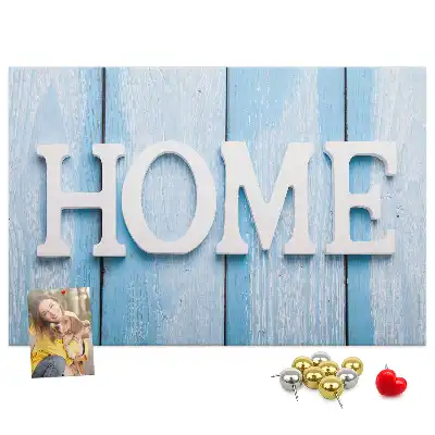 Tableau de liège Inscription "home"